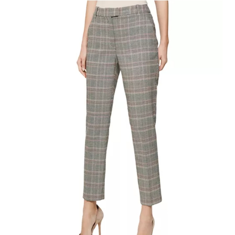 REISS "Joanne" Plaid Pants Sz 6